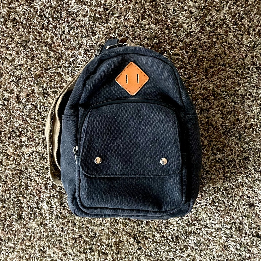 Versatile Denim Demi-Backpack